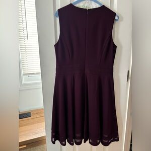 Plum Calvin Klein dress, size 12 petite
